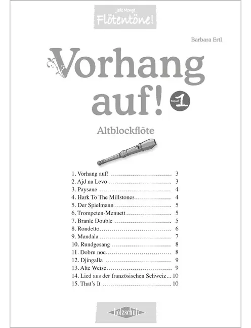 Vorhang auf!, Band 1